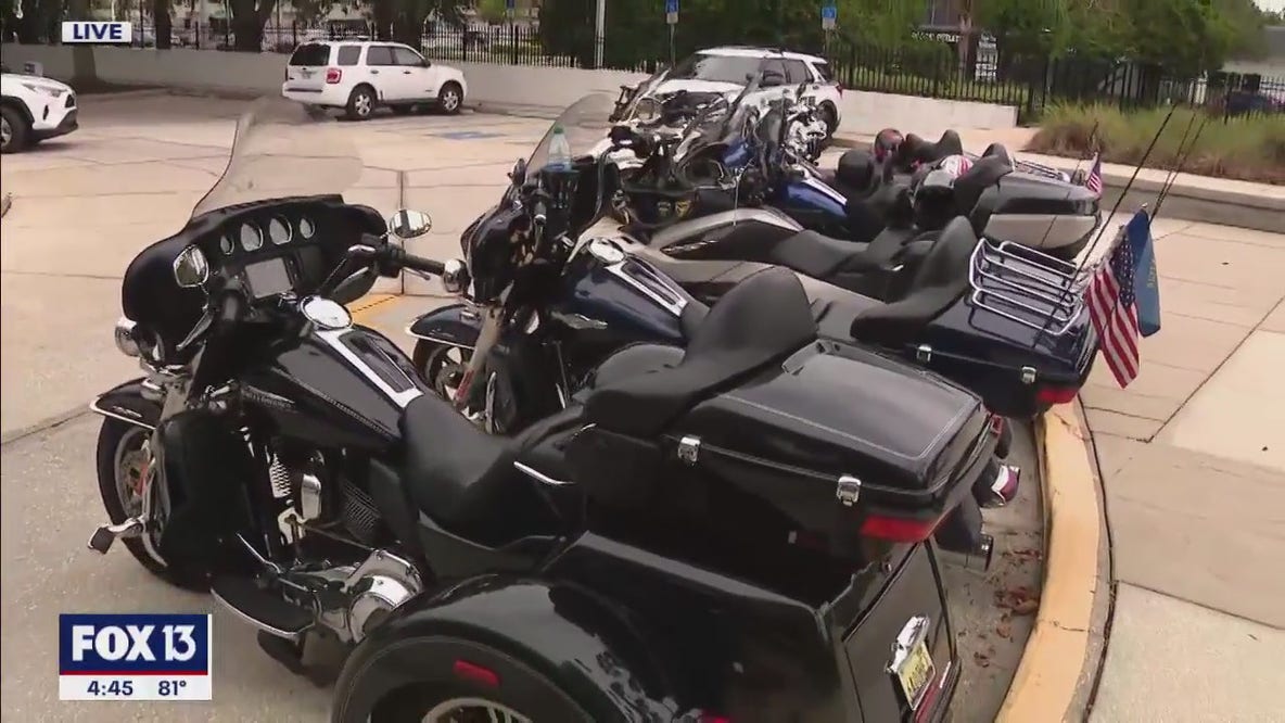 Buffalo Soldiers and Troopers Motorcycle Club in town
